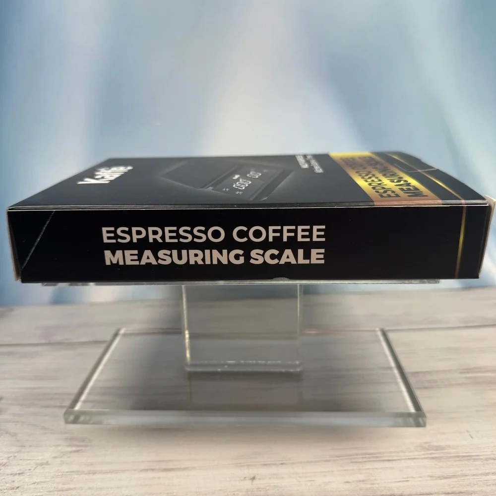 Kaffe Digital Espresso Coffee Measuring Scale Black 5.2x7.2 KFES01 Barista Tool